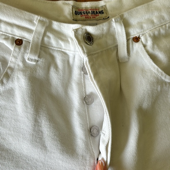 Vintage Guess Jeans - White, size 33 - Picture 4 of 4